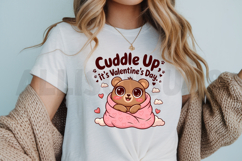Cuddle Up Valentine&#039;s Day PNG, Valentine Love Quote PNG Product Image 3