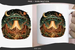 Roswell road trip png design for T-shirts Product Image 3