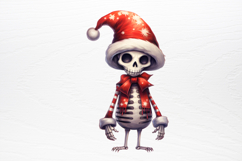 Christmas Skeleton Sublimation PNG Product Image 3