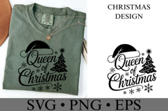 Queen of Christmas Svg | Christmas svg | Shirt Svg Product Image 1