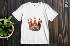 Tribal Royal Crown Watercolor Clipart Sublimation PNG Product Image 2
