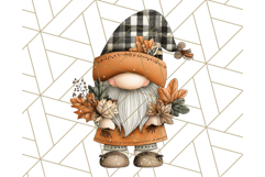 Thanksgiving Gnome Clipart PNG Cute Fall Gnomes, Gnome Png Product Image 3
