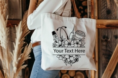 Floral Nurse Svg , Flower Svg, Floral Nurse Split Monogram Product Image 6