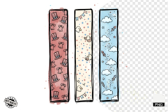 4th of July Brushstrokes Clipart Product Image 1