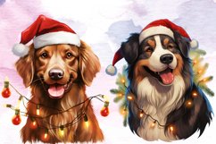 Christmas Dog Sublimation Clipart, Christmas Dog Sublimation Product Image 4