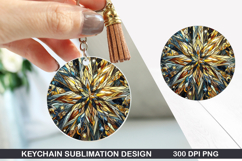 Christmas Keychain Sublimation - Christmas Keychain PNG Product Image 1