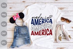 Made in America SVG Design / 4th of July TShirt Product Image 1