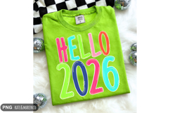 Hello 2026 PNG | New Years Eve PNG | New Year PNG Product Image 1