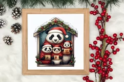 Cozy Christmas Family Animals Clipart , Christmas PNG Product Image 3