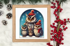 Cozy Christmas Family Animals Clipart , Christmas PNG Product Image 3