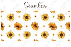Sunflowers skinny tumbler 20 oz Straight Seamless Wrap JPG Product Image 3
