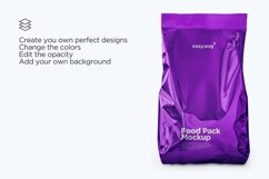 Foil Food Bag PSD Mockup - Front View Product Image 2