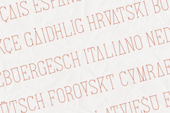 Italian Modern Fashion Display Serif Product Image 3