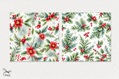 Christmas digital paper, background clipart Product Image 3