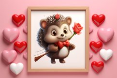 Adorable Animals Cupid Valentine Clipart Bundle Product Image 9