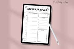 Cute Weekly Planner | Canva Editable Template Product Image 3