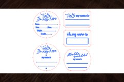 Baby Name Tag svg