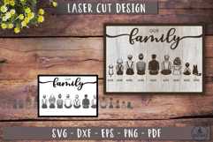 Personalized Family laser cut | Custom family bundle Product Image 2