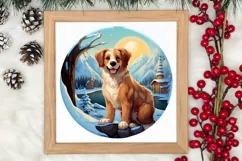 3D Christmas Dog Ornament, 3D Christmas Dog Ornaments Product Image 3