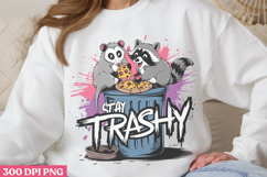 Trashy PNG, Funny Raccoon Sublimation P Product Image 3