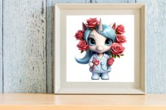 Unicorn Nurse Clipart, Unicorn Nurse Sublimation Product Image 3