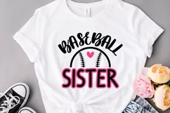 Baseball sister svg, Baseball shirt svg, Baseball svg Product Image 2