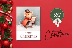 Happy Christmas Greeting Card Printable Product Image 3