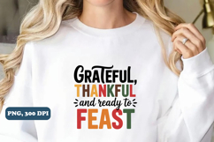 Thanksgiving PNG Sublimation design Bundle, 22 designs Product Image 29
