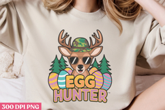 Egg hunter PNG, Retro Easter Sublimation PNG Product Image 1