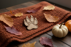 Dog Paw Laser Cut File. Dog Print SVG. Product Image 5