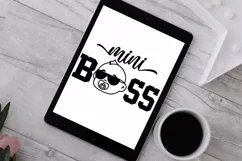 Mini boss svg, Mama and Mini SVG, Mom Life svg, Mother's D Product Image 2