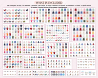 Curvy Family Clipart Portrait Creator Product Image 3