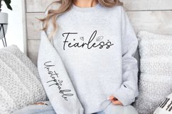 Fierce and kind Sleeve SVG PNG, Paradoxical pawer SVG Product Image 3