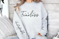 Fierce and kind Sleeve SVG PNG, Paradoxical pawer SVG Product Image 3