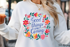 Good things are PNG, Inspired Florals Sublimation PNG Product Image 3