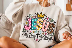 4 Christian Christmas Shirt Designs, 4 Nativity Faith Quote Product Image 3