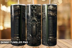 3D Gothic Book Tumbler Design Product Image 1