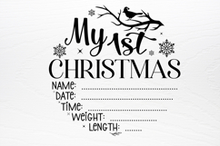 Baby Christmas Ornaments SVG Product Image 3