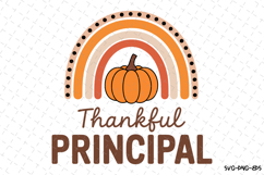 Thankful Principal Svg | Halloween Svg | Svg Cut Files Product Image 1