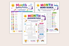 Months and Seasons Worksheets Product Image 3