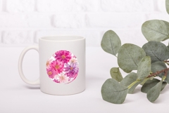 Pink Flowers Illustration, Nature PNG, Pink PNG Product Image 3