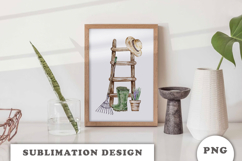 Watercolor Garden sublimation PNG Product Image 3