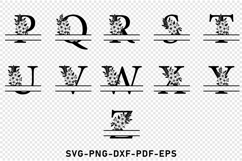Split Monogram Letters SVG Laser Cut Files Product Image 3