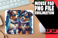 Canine Mountain Expedition Mouse Pad Sublimation Product Image 1