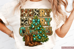 Merry Merry Christmas Sublimation Design Product Image 4