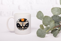 Celestial Moth Illustration, Mushrooms PNG Product Image 3