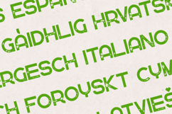 Greenth Rough Sans Serif Typeface Product Image 3