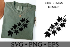 Christmas Leaves Svg | Christmas svg | Shirt Svg Product Image 3