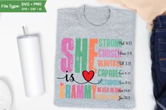 She Is Grammy SVG | Mother Day PNG | Happy Mother&#039;s Day SVG Product Image 3