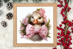 Christmas Baby Animals Clipart, Christmas Animal Safari Product Image 3